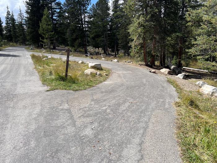 A photo of Site 058 of Loop TRIA at TRIAL LAKE CAMPGROUND with No Amenities Shown