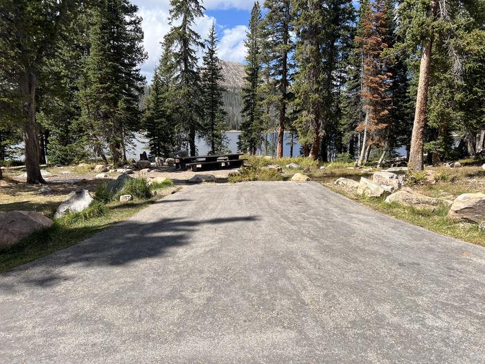 A photo of Site 052 of Loop TRIA at TRIAL LAKE CAMPGROUND with Picnic Table, Waterfront