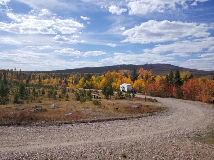 Lake Owen Campground fall colors