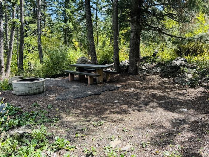 Tent Pad and Picnic Table