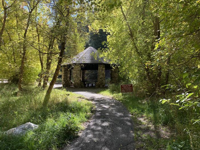 A photo of Site 18AFT of Loop MUEL at MUELLER PARK GROUP PICNIC with Lean To / Shelter