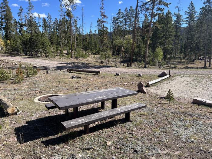 A photo of Site 3 of Loop CHINA at China Meadows Trailhead Campground with Picnic Table, Fire Pit