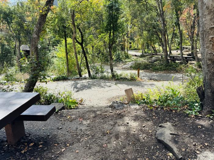 Parking Spur and Picnic Tables