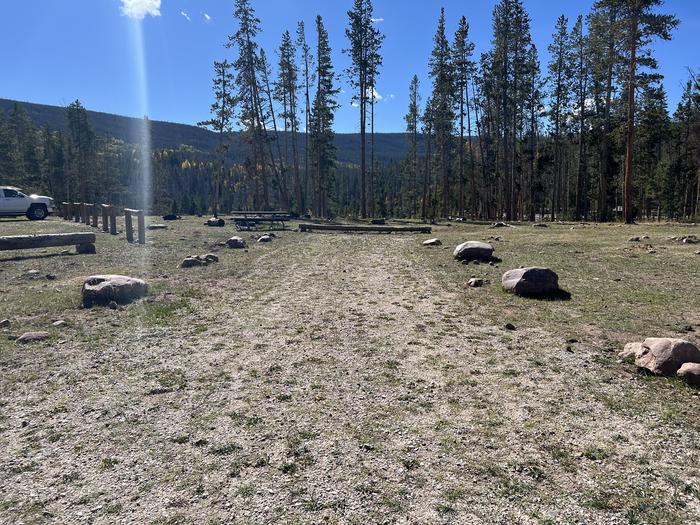 A photo of Site 13 of Loop China at China Meadows Trailhead Campground with No Amenities Shown