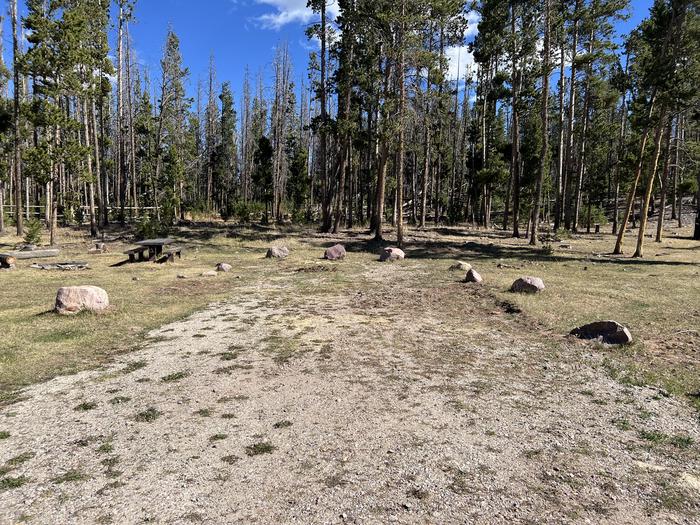 A photo of Site 12 of Loop CHINA at China Meadows Trailhead Campground with No Amenities Shown