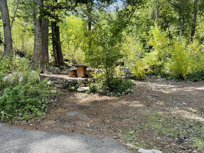 Tent Pad and Picnic Table