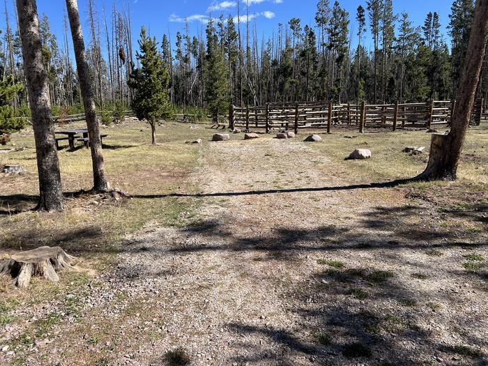 A photo of Site 10 of Loop CHINA at China Meadows Trailhead Campground with No Amenities Shown