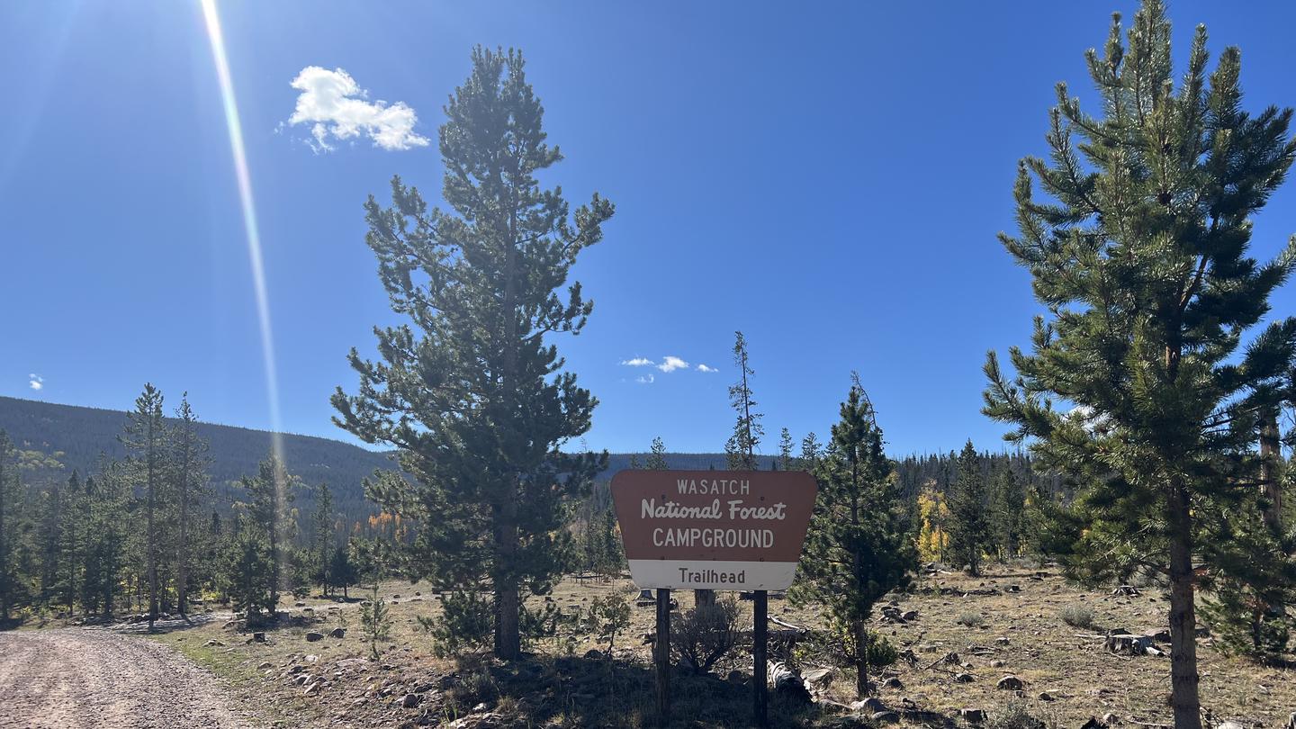 China Meadows TrailheadChina Meadows Trailhead sign