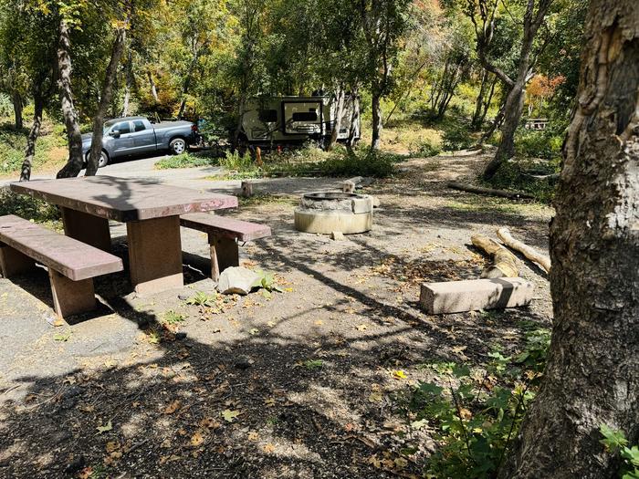 Tent Pad to Picnic Table