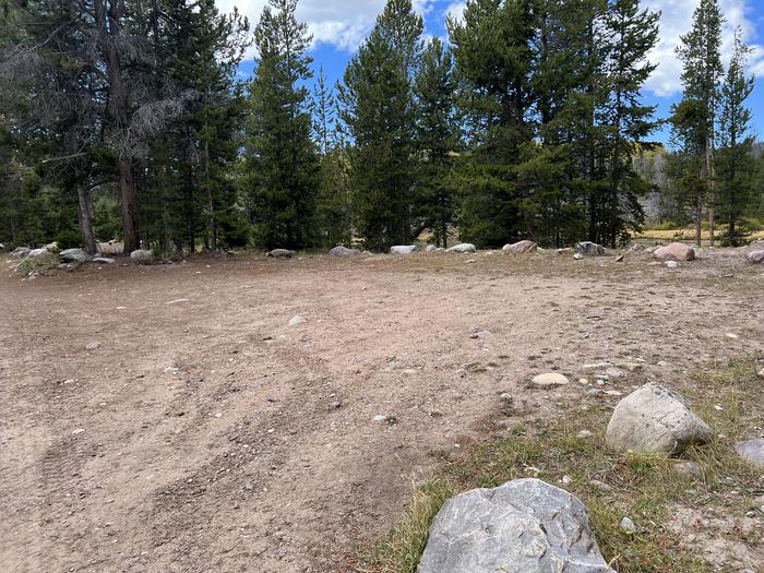 A photo of Site 1 of Loop LYMAN at Little Lyman Lake Campground with No Amenities Shown