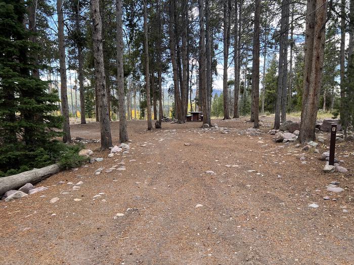 A photo of Site 8 of Loop LYMAN at Little Lyman Lake Campground with No Amenities Shown