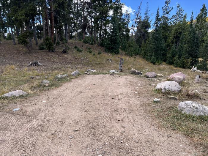 A photo of Site 4 of Loop LYMAN at Little Lyman Lake Campground with No Amenities Shown