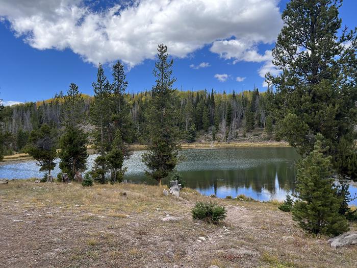 A photo of Site 3 of Loop LYMAN at Little Lyman Lake Campground with Waterfront