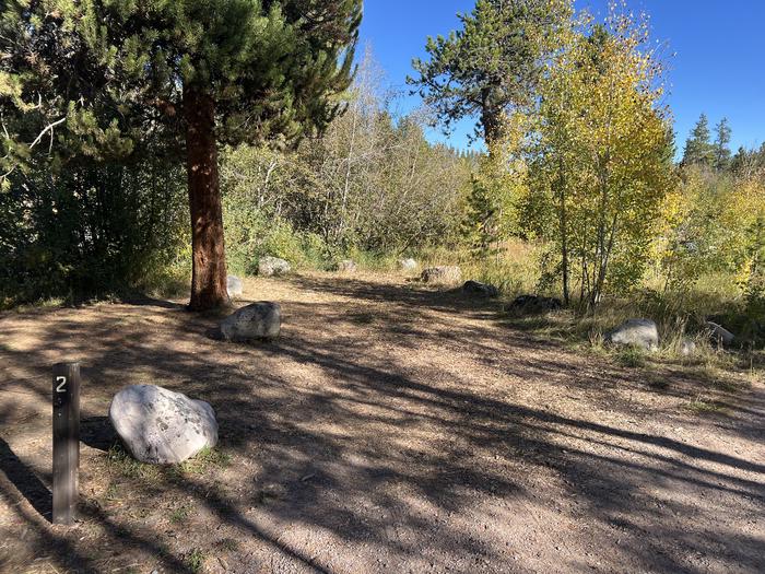 A photo of Site 2 of Loop EFBR at East Fork Bear River Campground (Uinta-Wasatch-Cache National Forest, UT) with No Amenities Shown