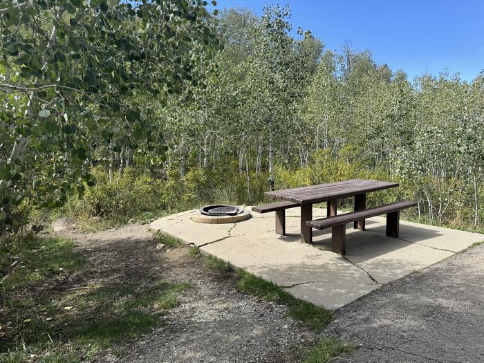 A photo of Site C12 of Loop C at PAYSON LAKES with Picnic Table, Fire Pit