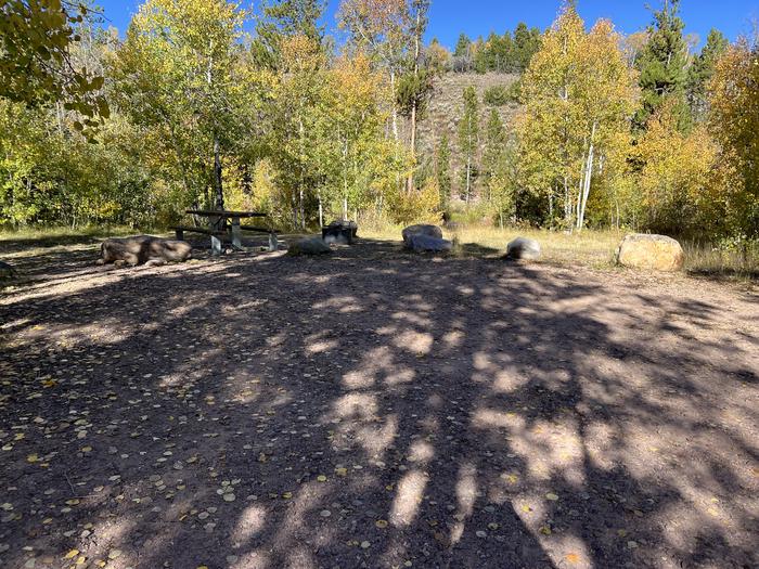 A photo of Site 2 of Loop BEAR at Bear River Campground (Uinta-Wasatch-Cache National Forest, UT) with No Amenities Shown