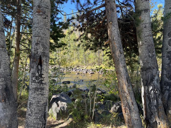 A photo of Site 4 of Loop BEAR at Bear River Campground (Uinta-Wasatch-Cache National Forest, UT) with Waterfront