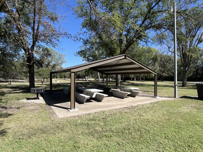 A photo of picnic shelter P06 at RIVERSIDE (KS)