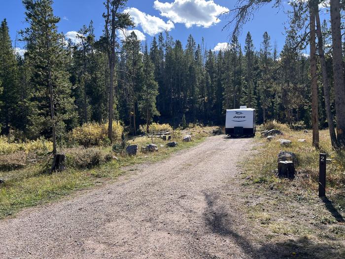 A photo of Site 2 of Loop HAYDEN at Hayden Fork Campground with No Amenities Shown