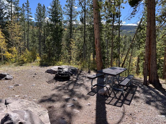 A photo of Site 9 of Loop HAYDEN at Hayden Fork Campground with Picnic Table, Fire Pit