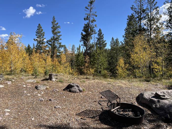 A photo of Site 9 of Loop HAYDEN at Hayden Fork Campground with Fire Pit