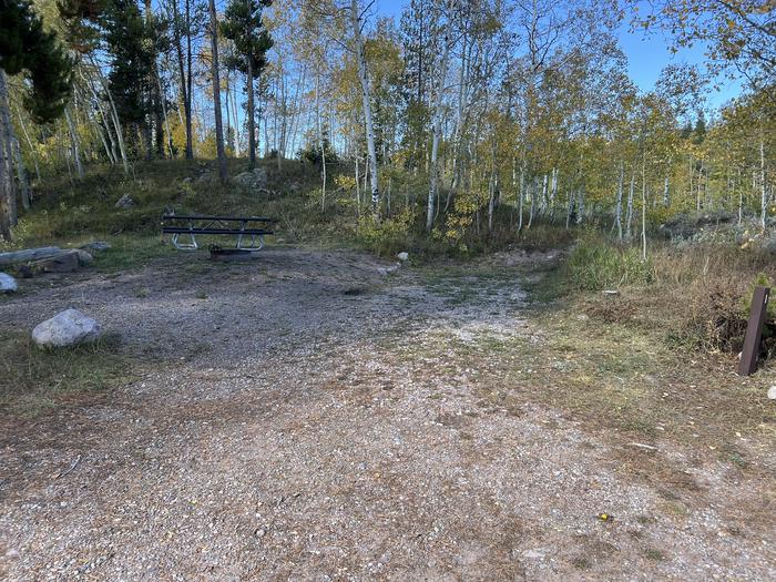 A photo of Site 1 of Loop HAYDEN at Hayden Fork Campground with Picnic Table, Fire Pit