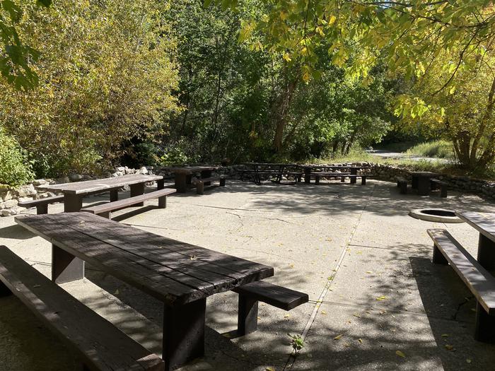 A photo of Site 19AFT of Loop MUEL at MUELLER PARK GROUP PICNIC with Picnic Table