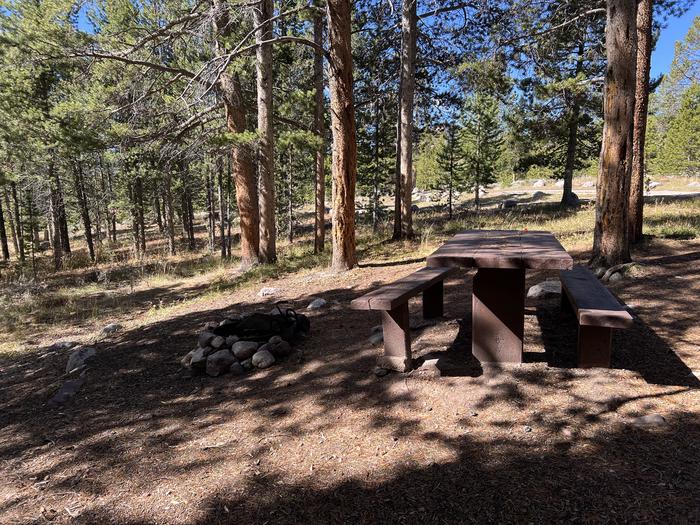 A photo of Site 15 of Loop BEAVR at Beaver View Campground with Picnic Table, Fire Pit