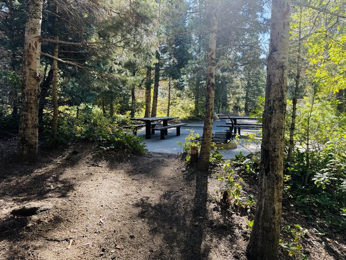 Tent Pad to Picnic Table