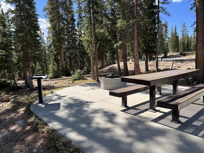 A photo of Site 30 of Loop WASHINGTON LAKE at WASHINGTON LAKE with Picnic Table, Fire Pit