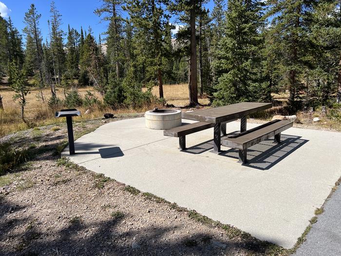 A photo of Site 33 of Loop WASHINGTON LAKE  at WASHINGTON LAKE with Picnic Table, Fire Pit