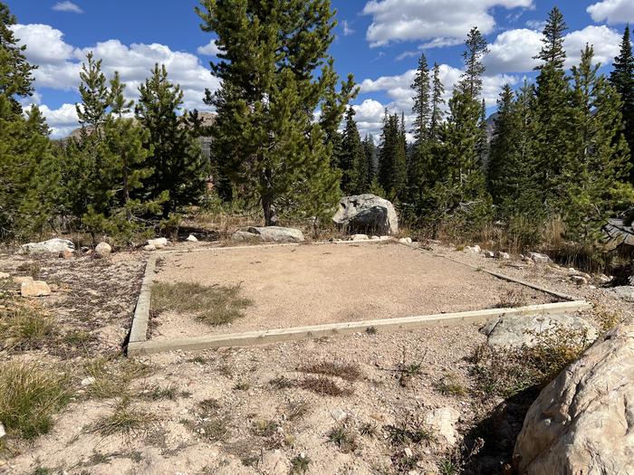 A photo of Site 25 of Loop WASHINGTON LAKE  at WASHINGTON LAKE with Tent Pad