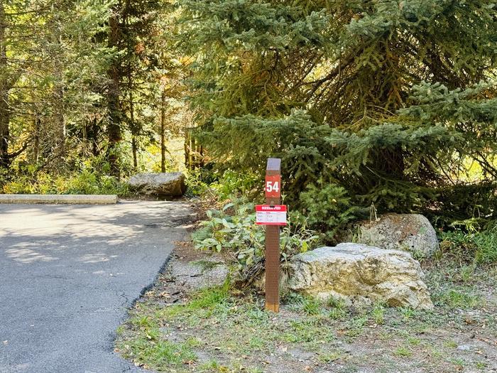 A photo of Site 054 of Loop SPIKE CAMP. Area B at GRANITE FLAT (UTAH)  with Picnic Table