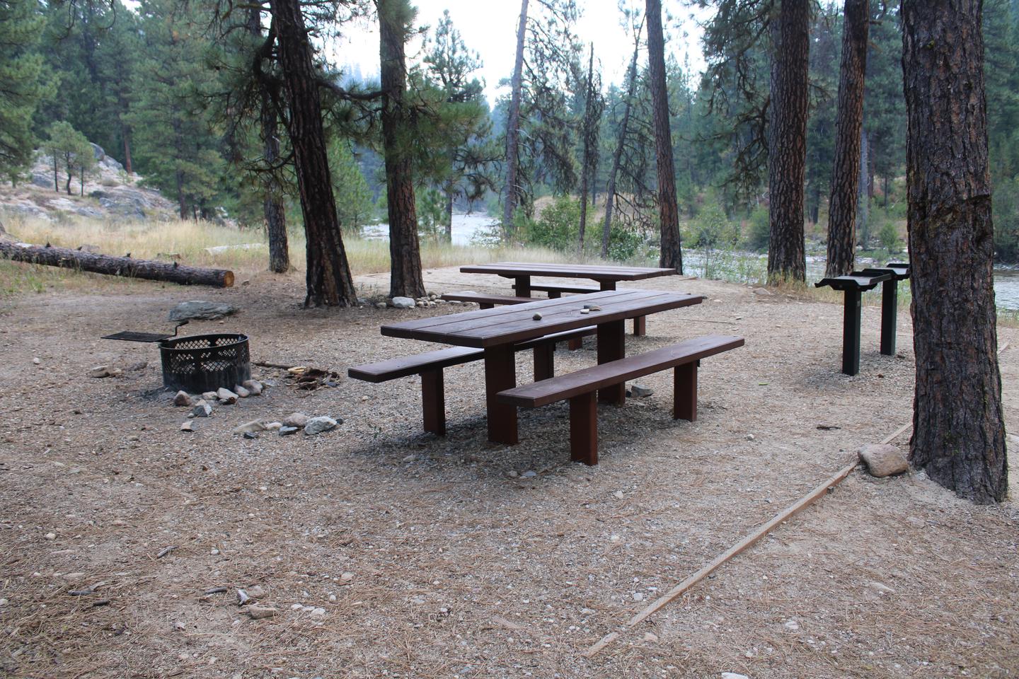 Site tables and fire ring