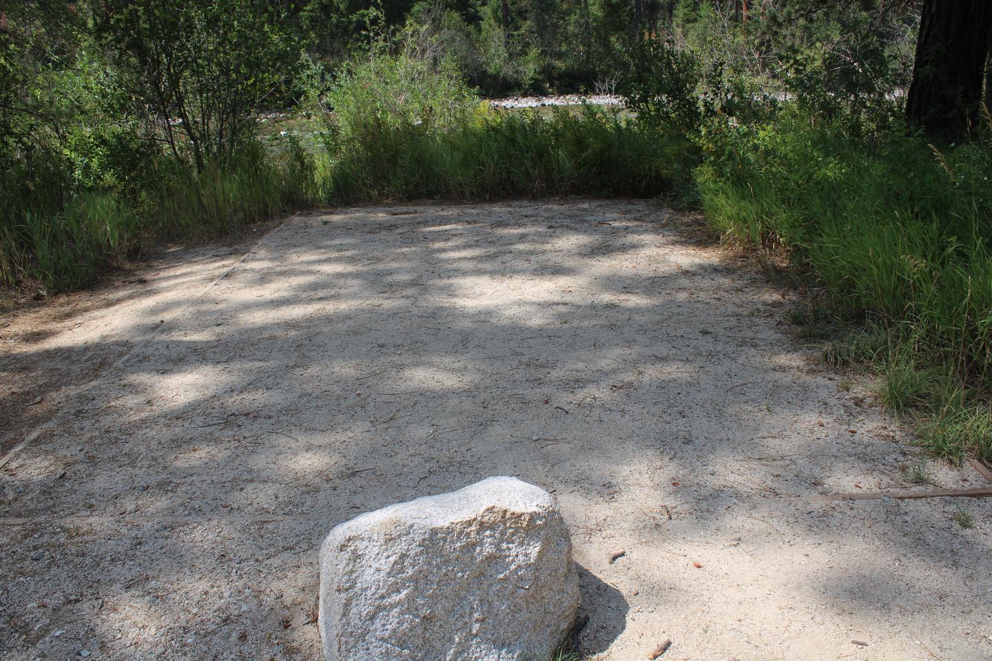 Site tent pad