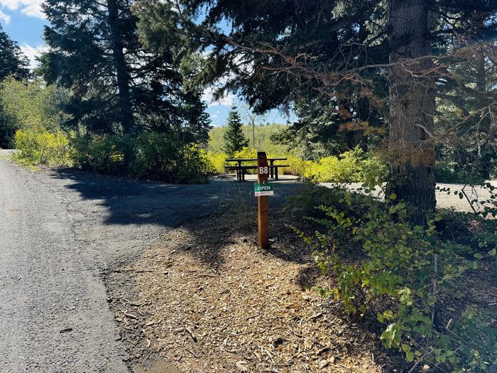 A photo of Site B08 of Loop B at PAYSON LAKES with Picnic Table