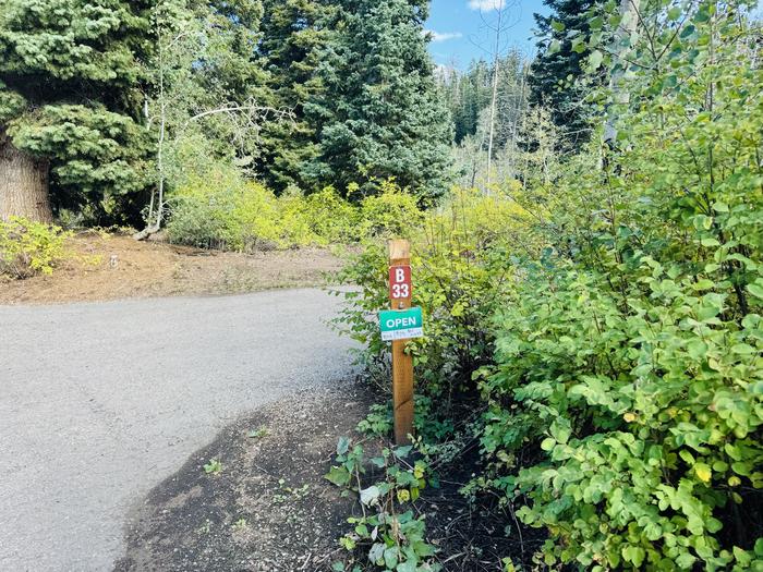 A photo of Site B33 of Loop B at PAYSON LAKES with Picnic Table