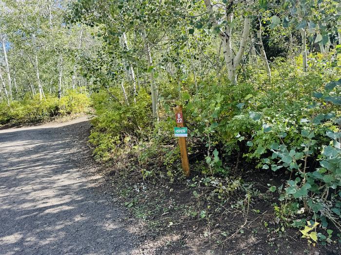 A photo of Site B22 of Loop B at PAYSON LAKES with Picnic Table