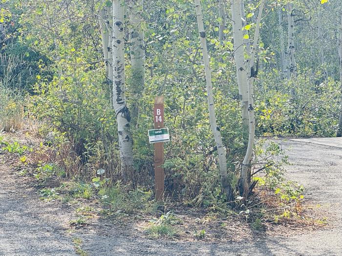 A photo of Site B14 of Loop B at PAYSON LAKES with Picnic Table