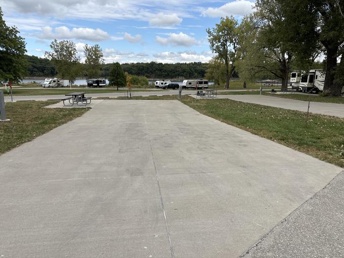 A photo of Site W75 of Loop WOVC at West Overlook Campground with Picnic Table, Electricity Hookup, Fire Pit, Water Hookup