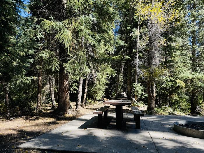 A photo of Site 057 of Loop SPIKE CAMP. Area B at GRANITE FLAT (UTAH)  with Picnic Table