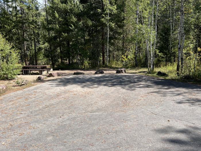 A photo of Site 019 of Loop Loop A  at SOAPSTONE with Picnic Table