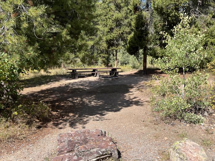 A photo of Site 014 of Loop Loop A  at SOAPSTONE with Picnic Table