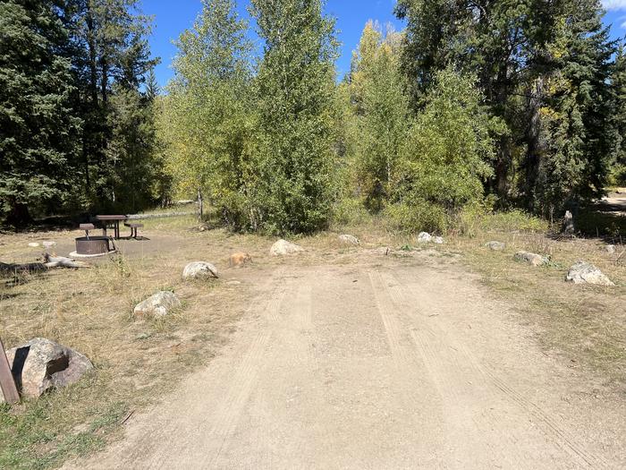 A photo of Site 6 of Loop LPROVO at Lower Provo Campground with No Amenities Shown