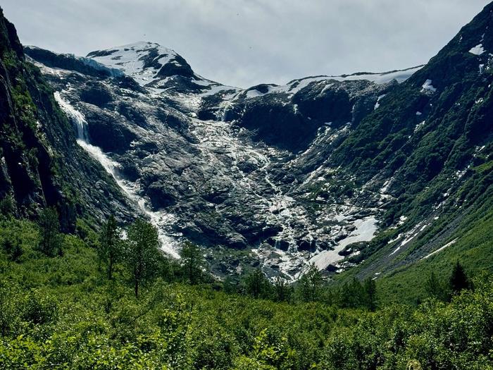 Denver Glacier (Trail begins at Caboose)