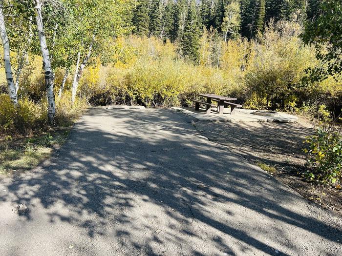 Parking Spur and Picnic Table