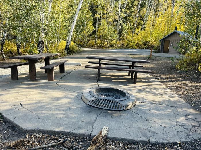 A photo of Site A16/17 of Loop A at PAYSON LAKES with Picnic Table, Tent Pad