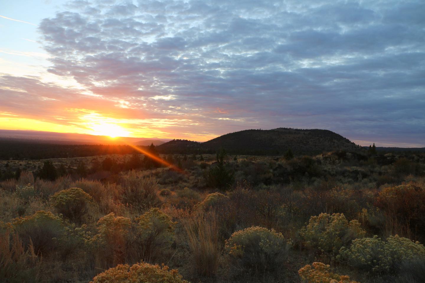 SunriseSunrise over Lava Beds National Monument 