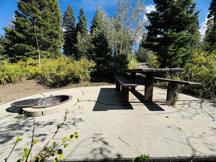 A photo of Site B09 of Loop B at PAYSON LAKES with Picnic Table, Fire Pit