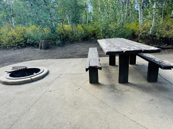 A photo of Site B31 of Loop B at PAYSON LAKES with Picnic Table, Fire Pit, Tent Pad